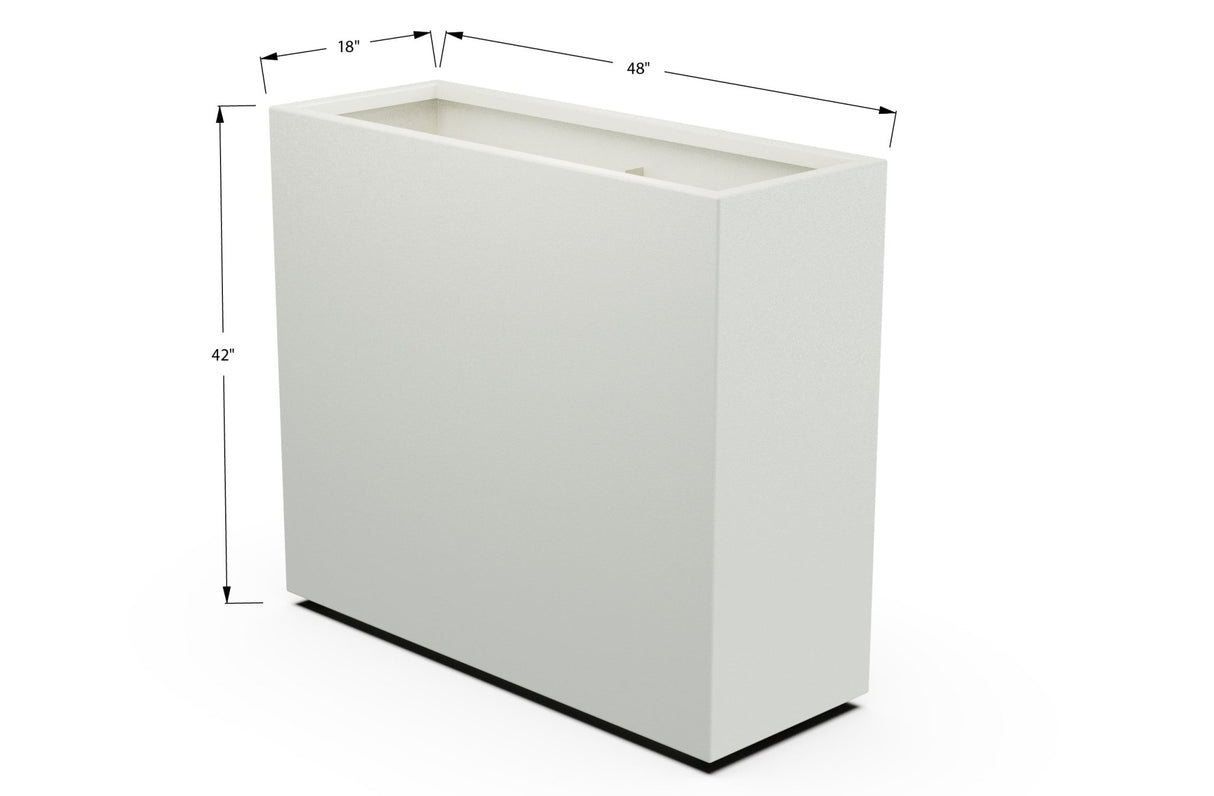 Aluminum Rectangular Planter - Plantercraft