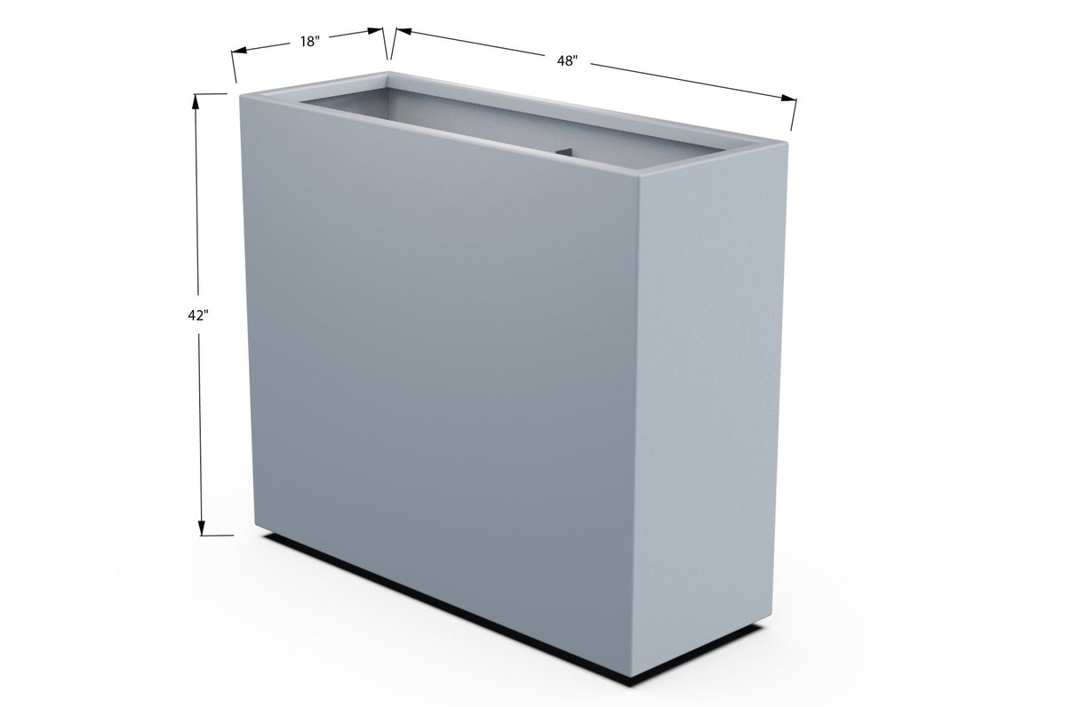 Aluminum Rectangular Planter - Plantercraft
