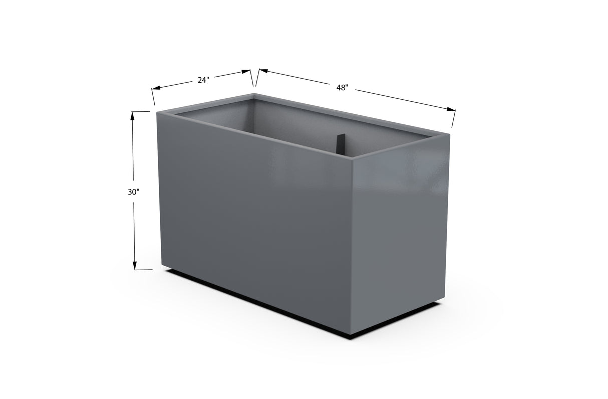 30% OFF Aluminum Rectangular Planter – 59.5" x 24" x 30"