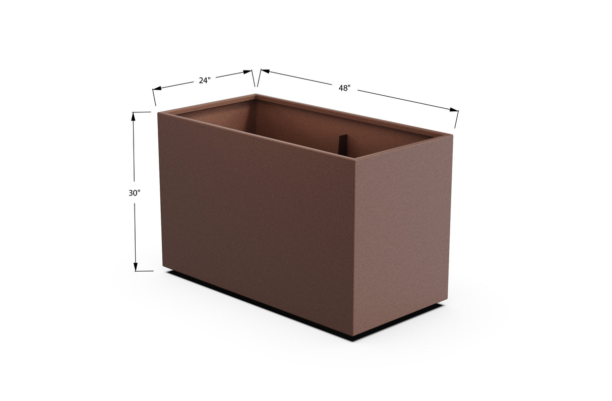 30% OFF Aluminum Rectangular Planter – 59.5" x 24" x 30"