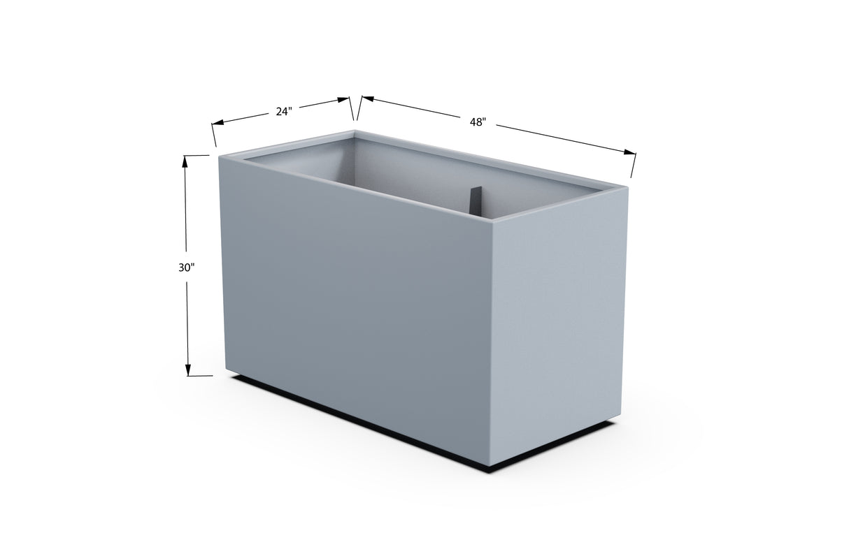 30% OFF Aluminum Rectangular Planter – 59.5" x 24" x 30"
