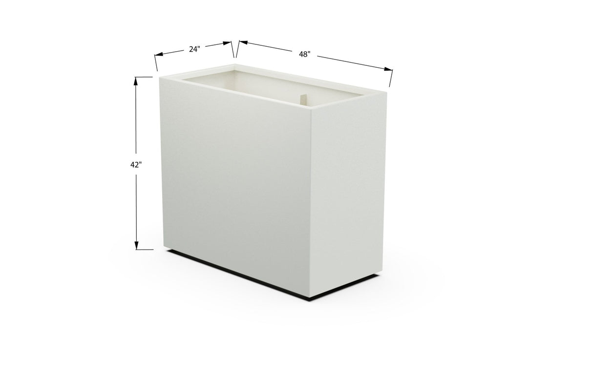 Aluminum Rectangular Planter - Plantercraft