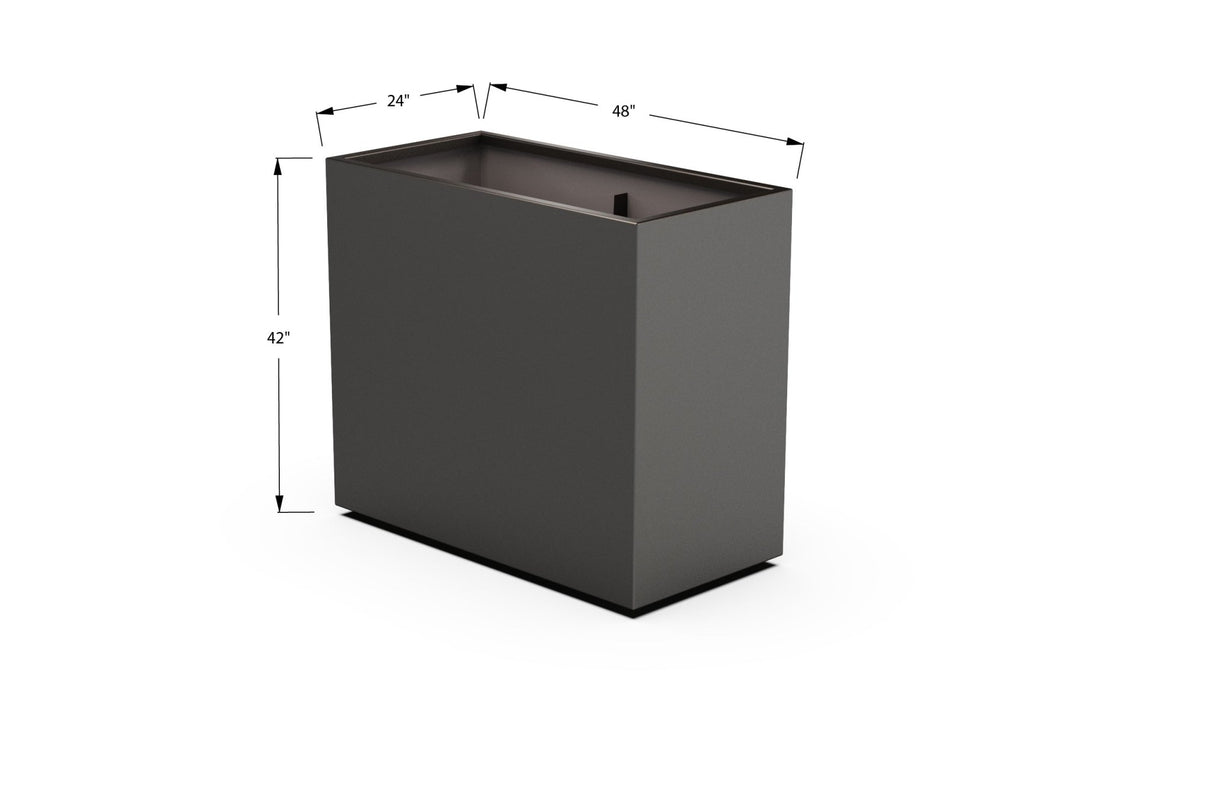 Aluminum Rectangular Planter - Plantercraft