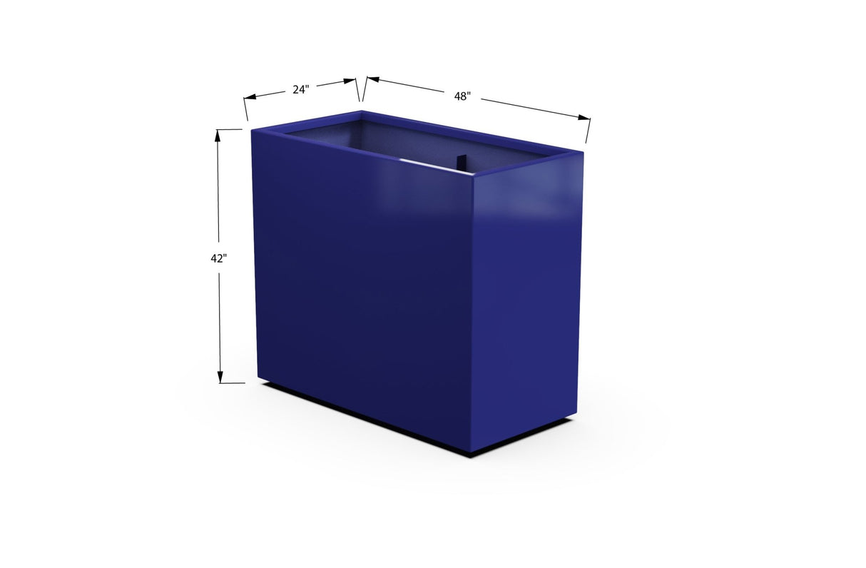 Aluminum Rectangular Planter - Plantercraft