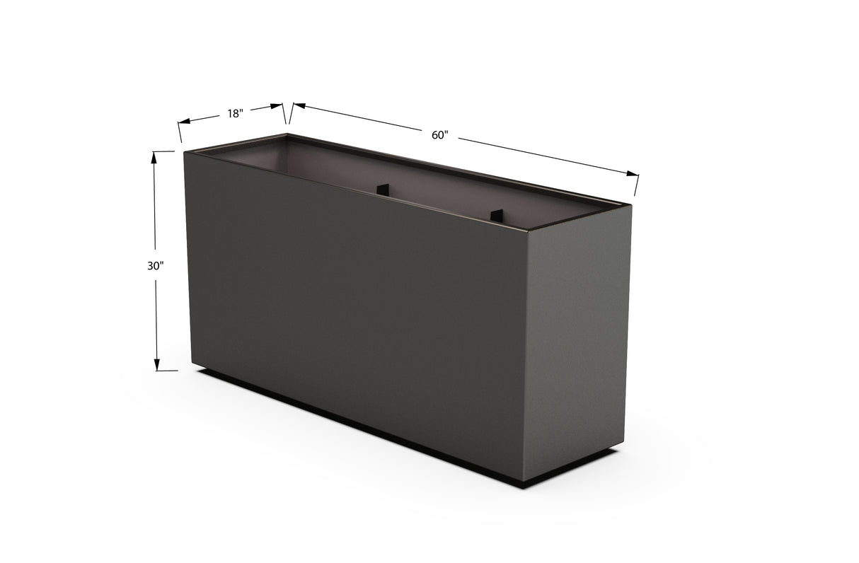 30% OFF Aluminum Rectangular Planter – 59.5" x 24" x 30"