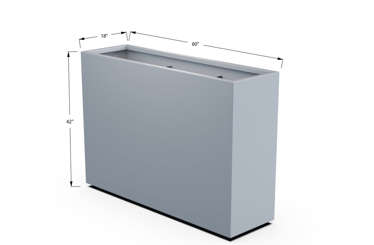 Aluminum Rectangular Planter - Plantercraft