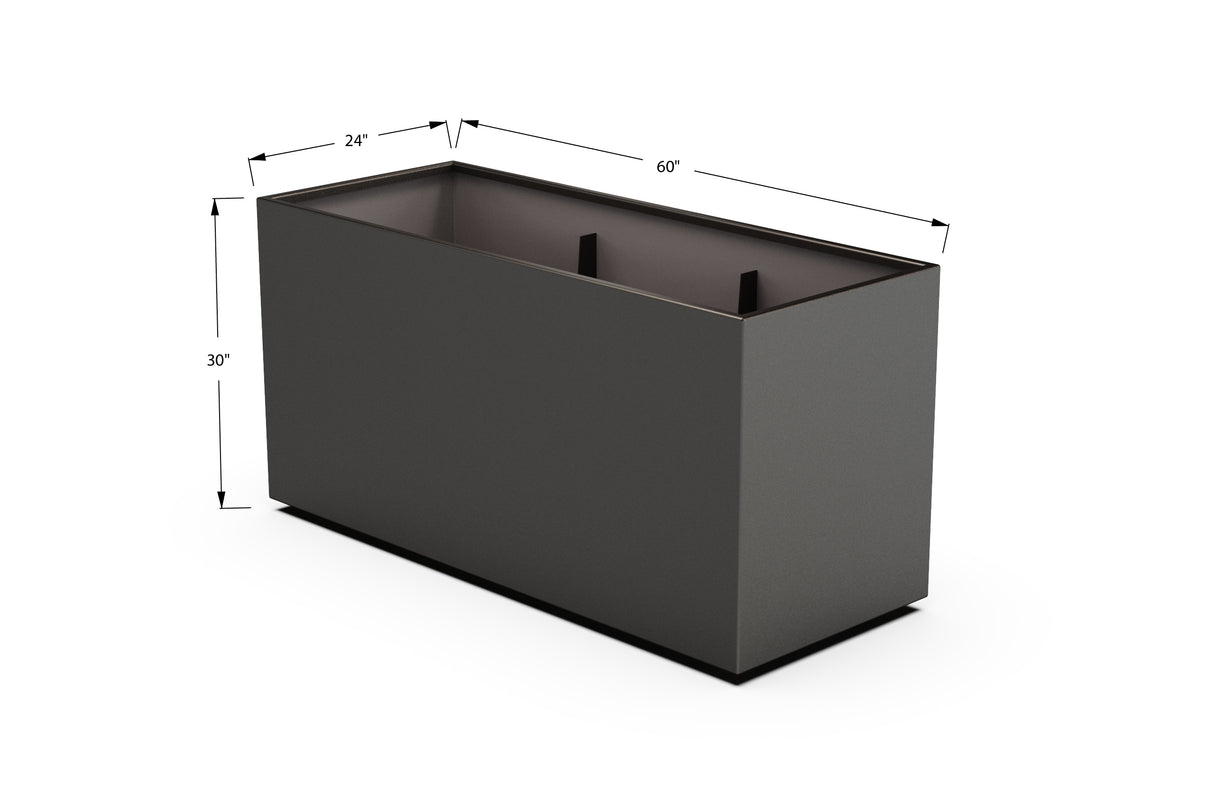 30% OFF Aluminum Rectangular Planter – 59.5" x 24" x 30"