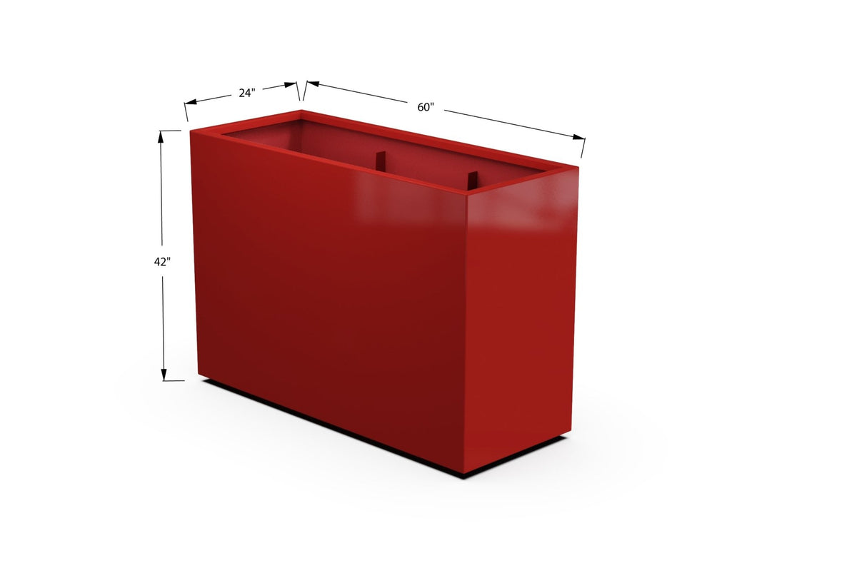 Aluminum Rectangular Planter - Plantercraft