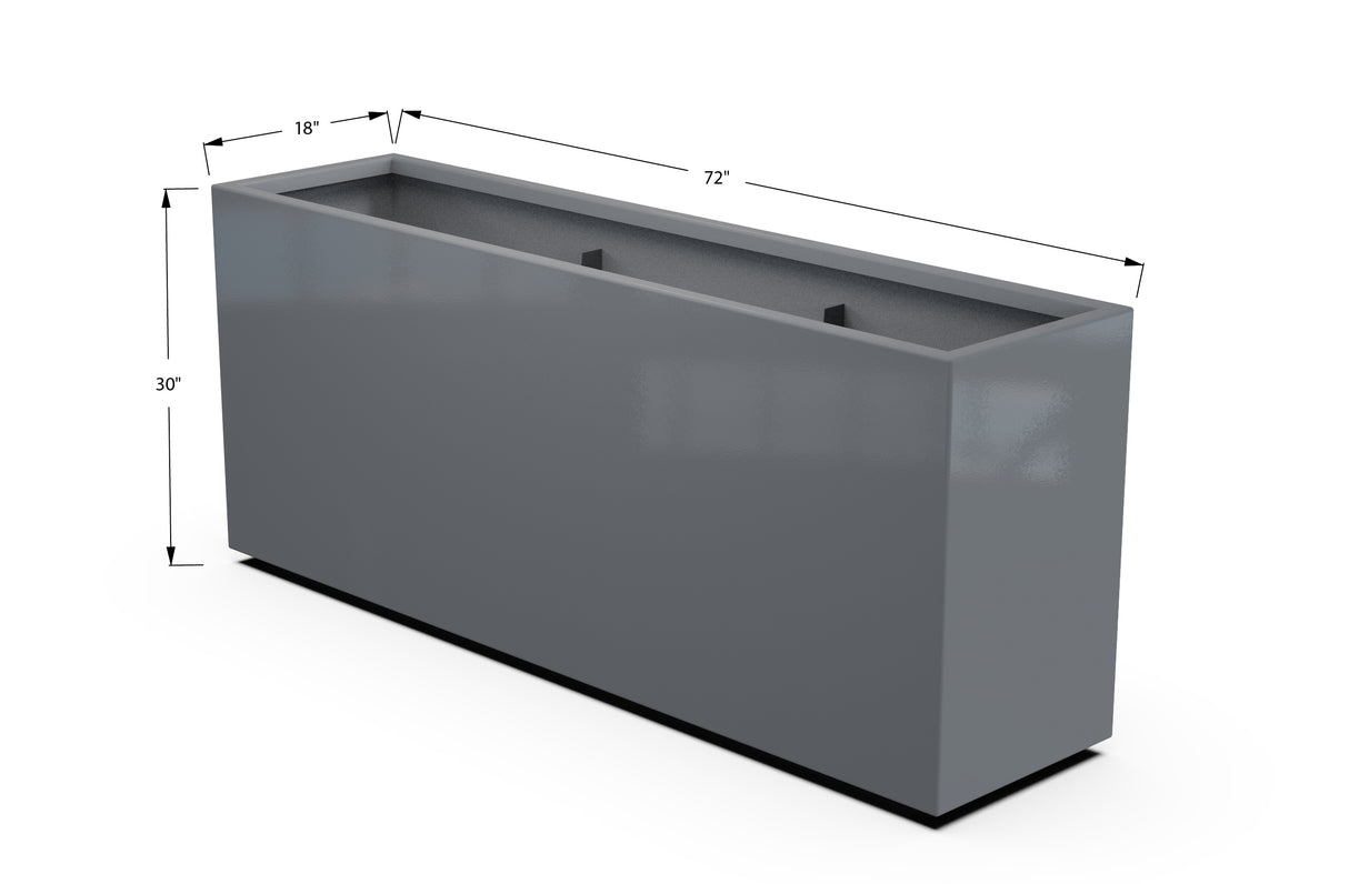 30% OFF Aluminum Rectangular Planter – 59.5" x 24" x 30"