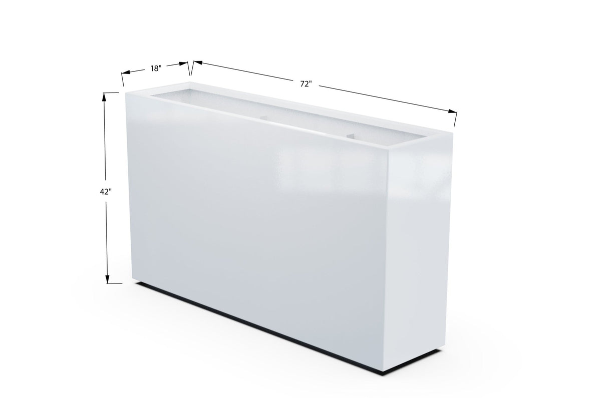 Aluminum Rectangular Planter - Plantercraft