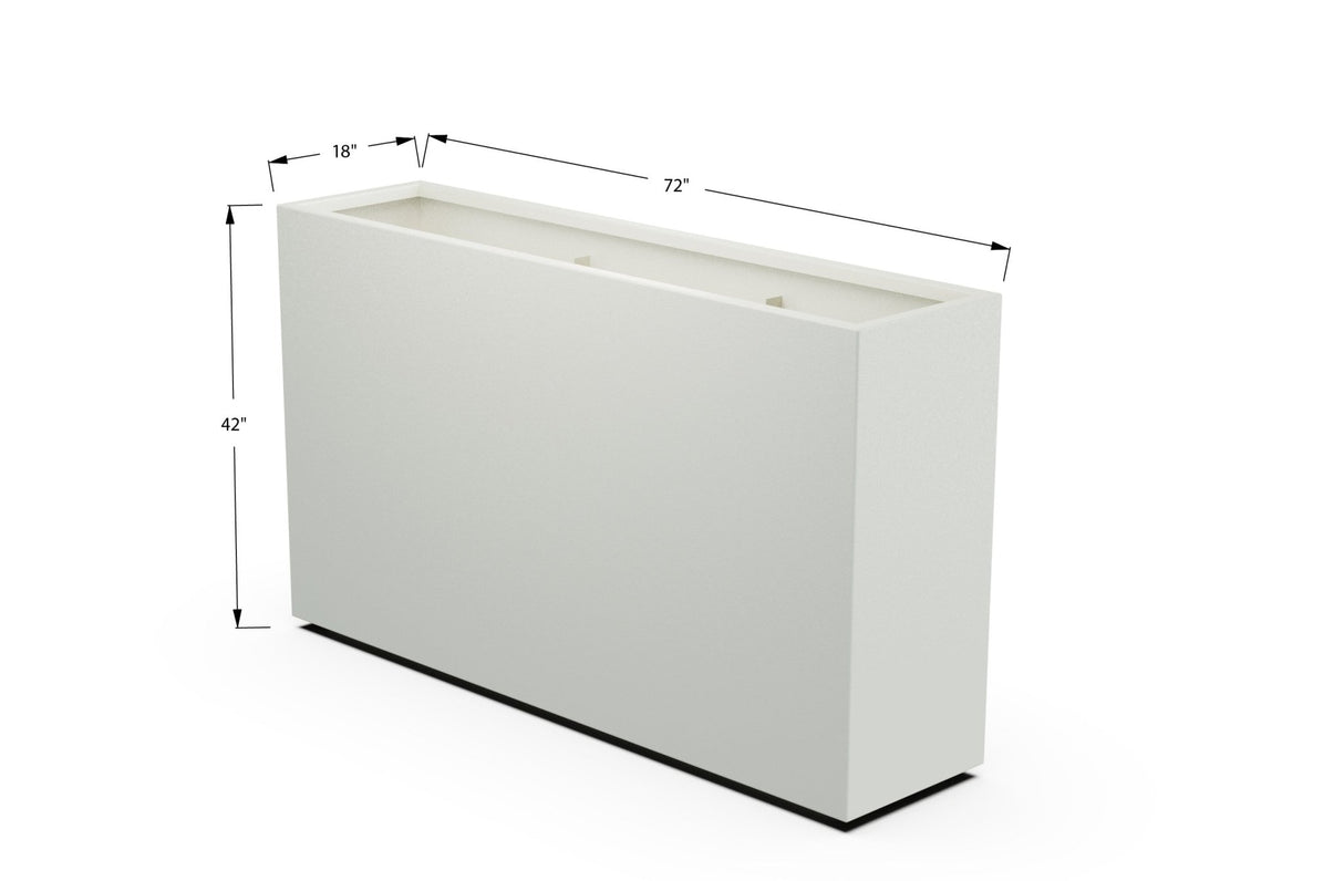 Aluminum Rectangular Planter - Plantercraft