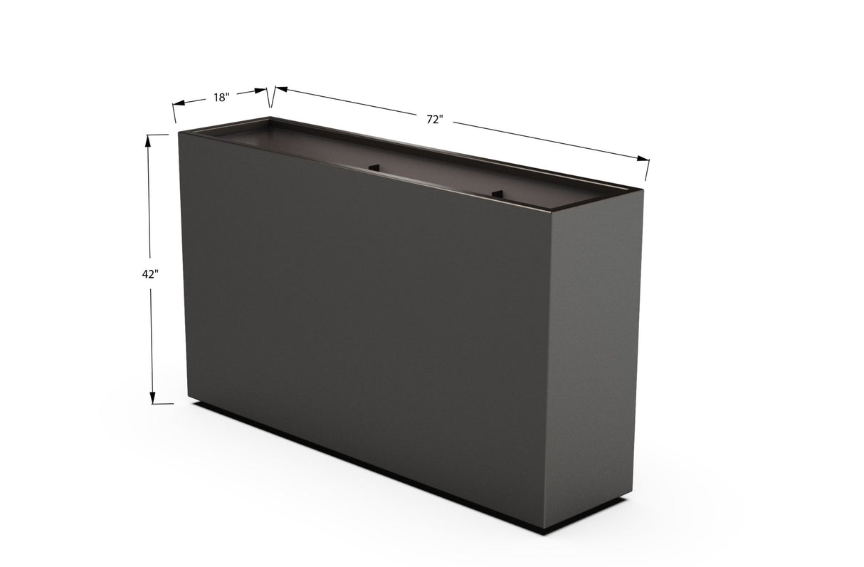 Aluminum Rectangular Planter - Plantercraft
