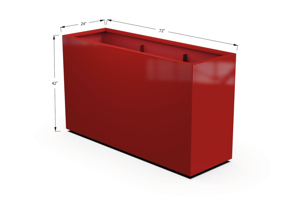 Aluminum Rectangular Planter - Plantercraft