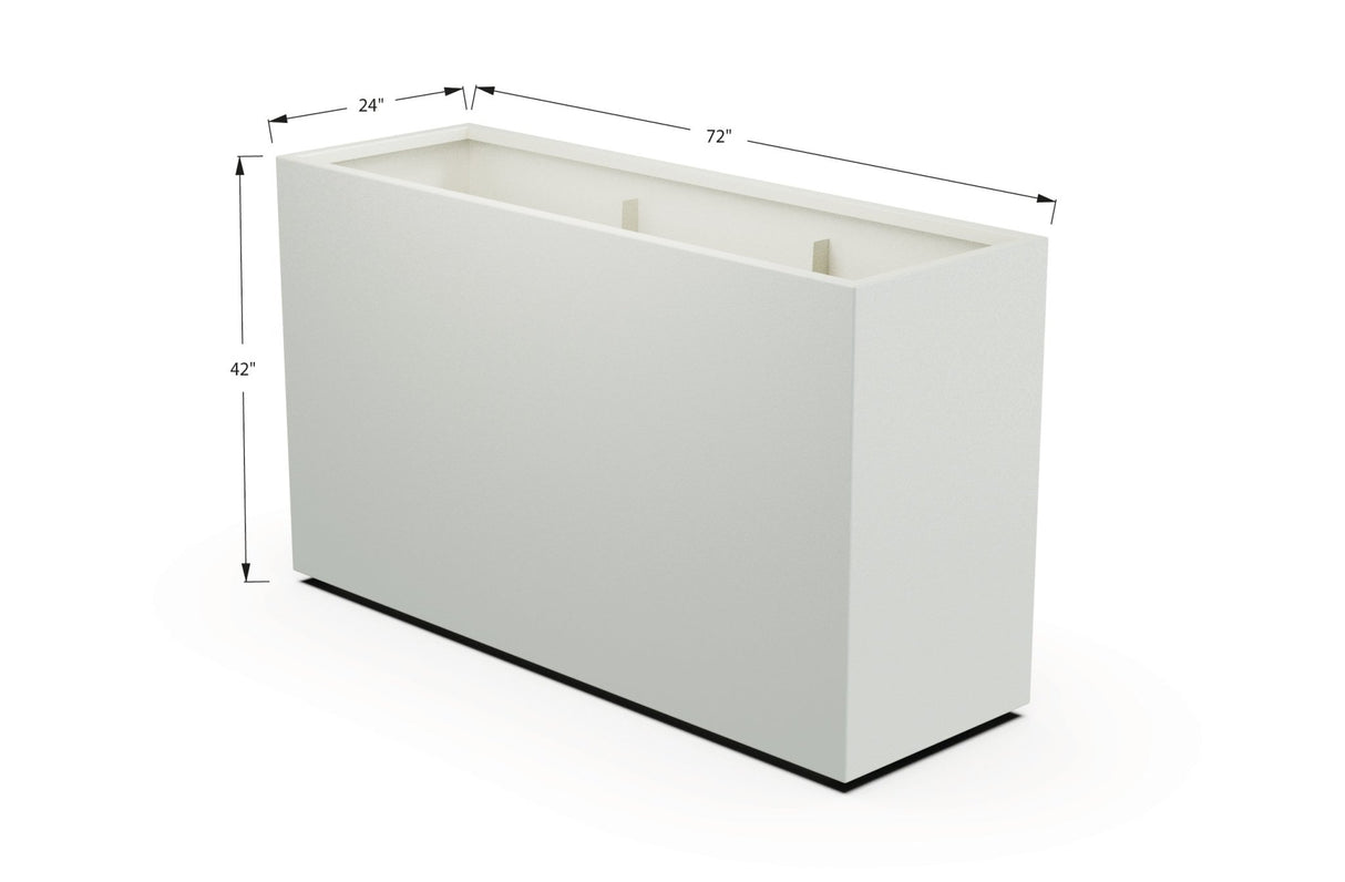 Aluminum Rectangular Planter - Plantercraft