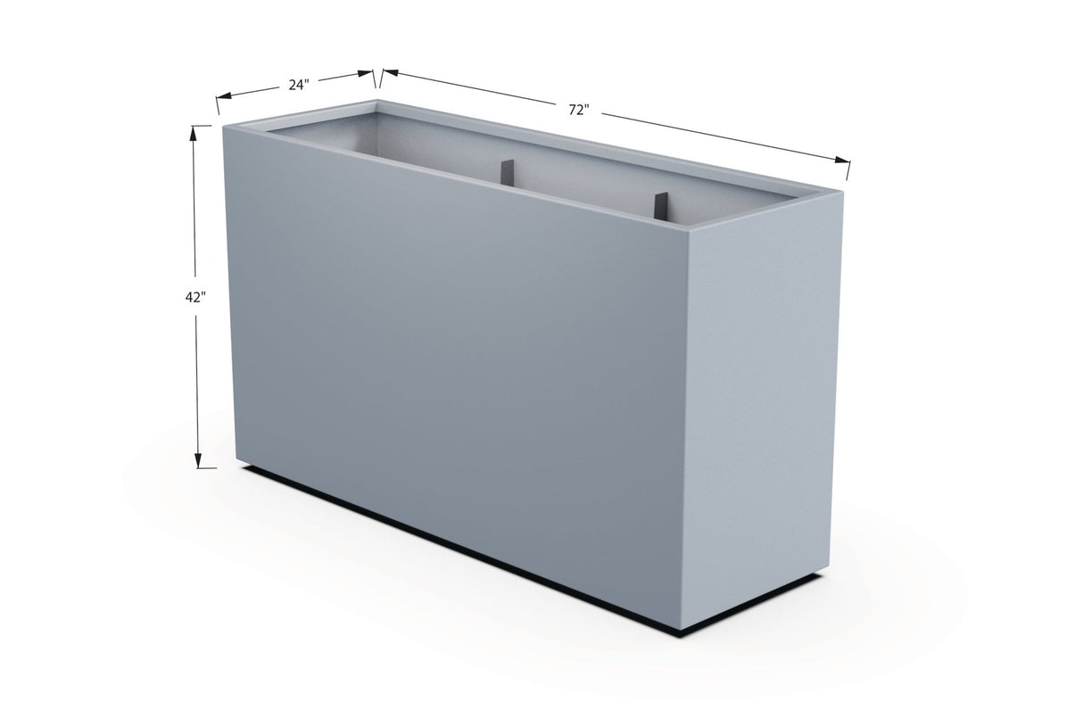 Aluminum Rectangular Planter - Plantercraft