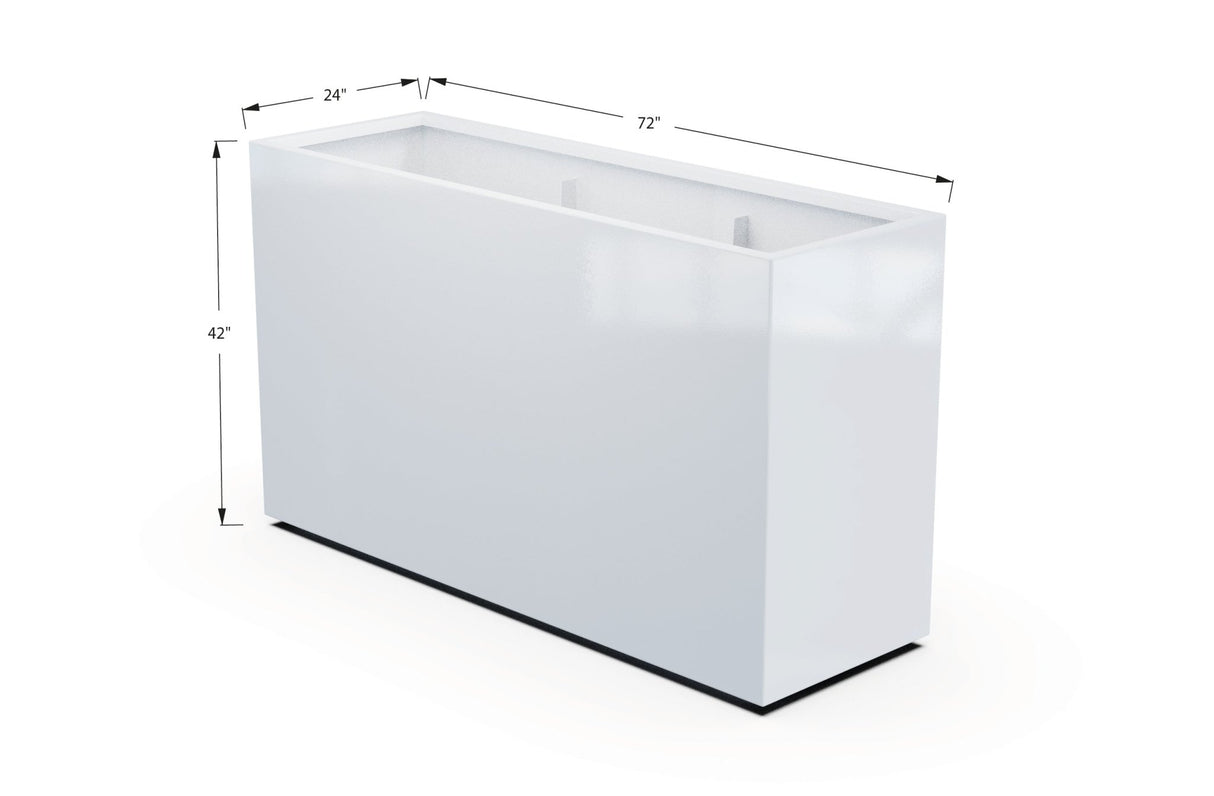 Aluminum Rectangular Planter - Plantercraft