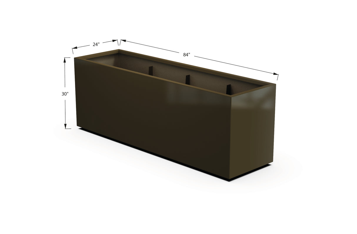 30% OFF Aluminum Rectangular Planter – 59.5" x 24" x 30"