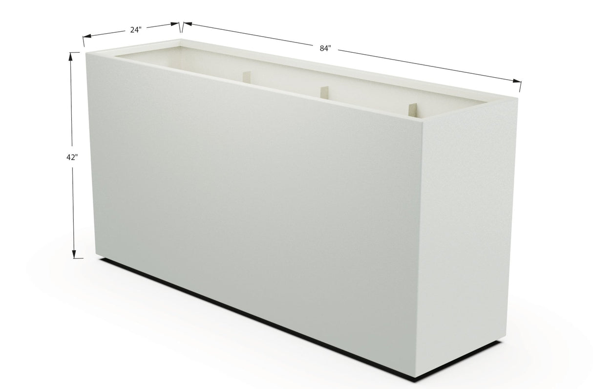 Aluminum Rectangular Planter - Plantercraft