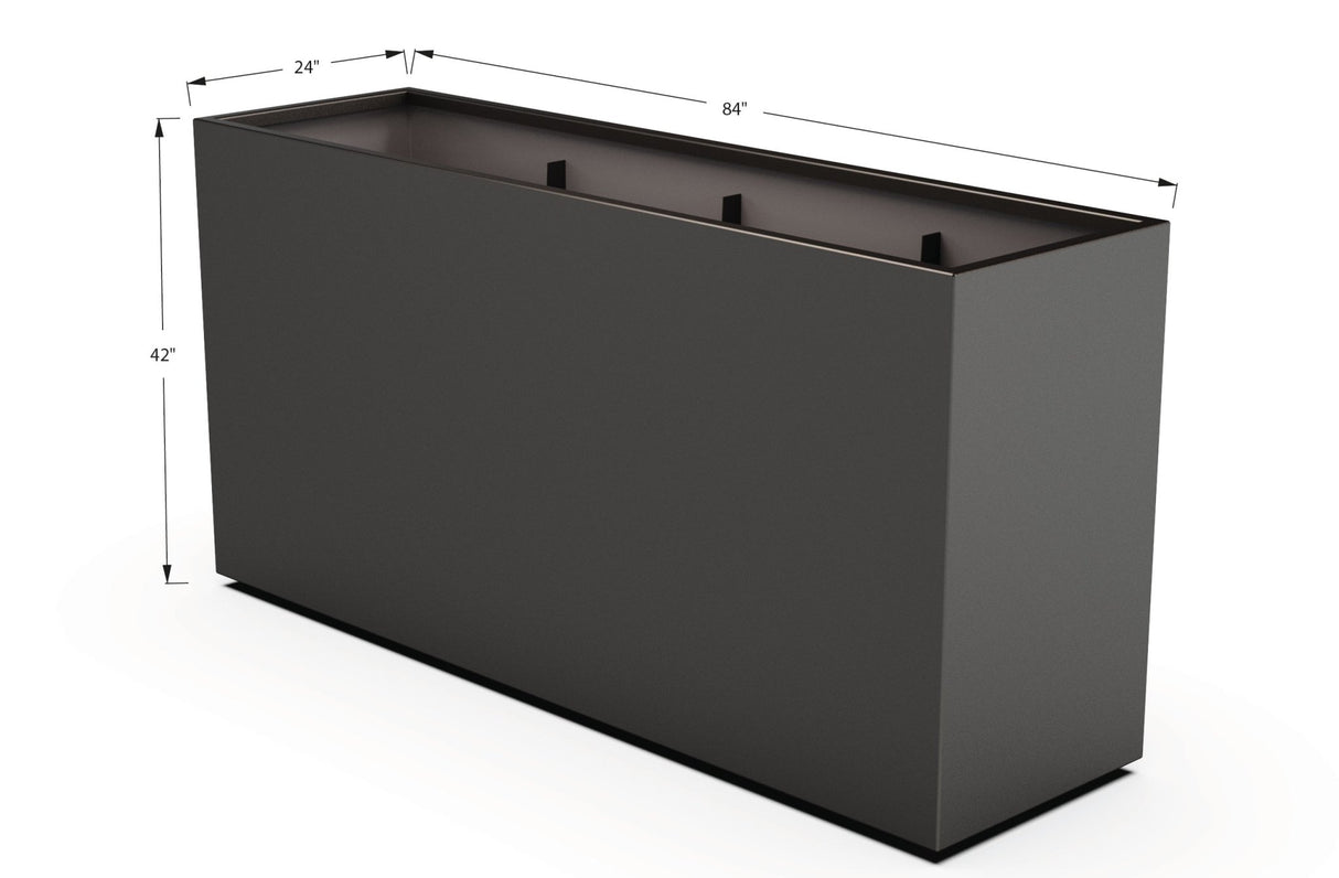 Aluminum Rectangular Planter - Plantercraft