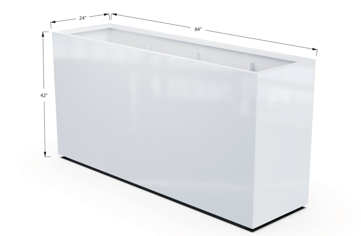 Aluminum Rectangular Planter - Plantercraft