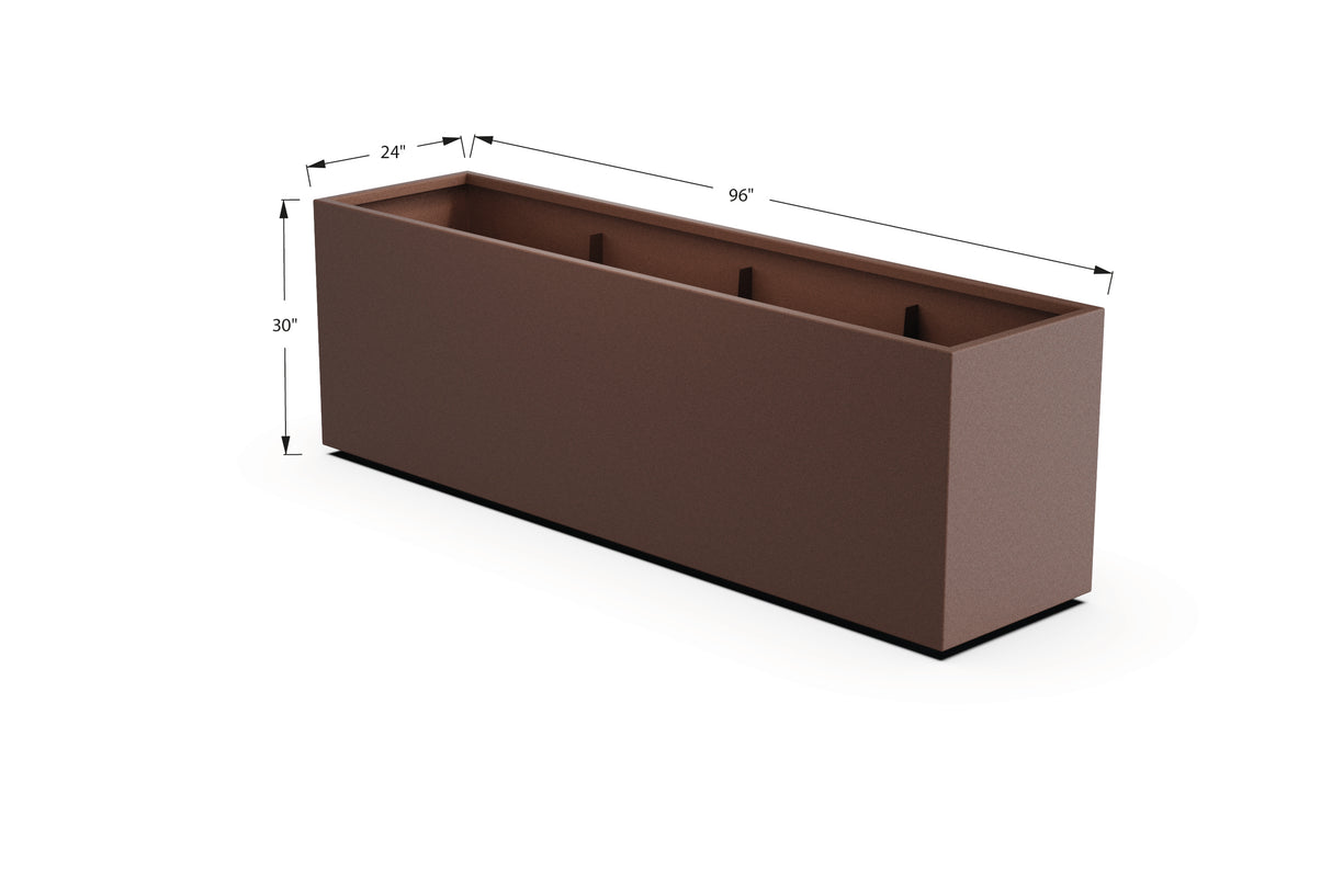 30% OFF Aluminum Rectangular Planter – 59.5" x 24" x 30"