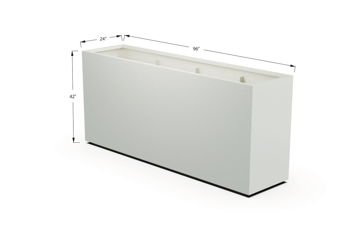Aluminum Rectangular Planter - Plantercraft
