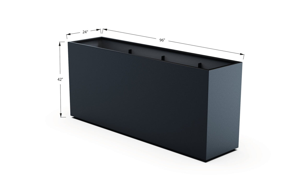 Aluminum Rectangular Planter - Plantercraft