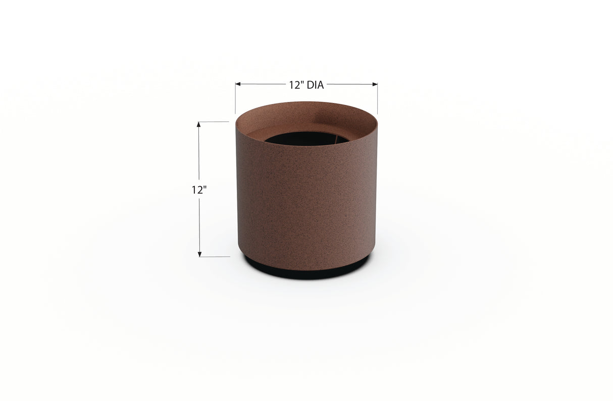 Aluminum Round Planter – 12" to 20" DIA