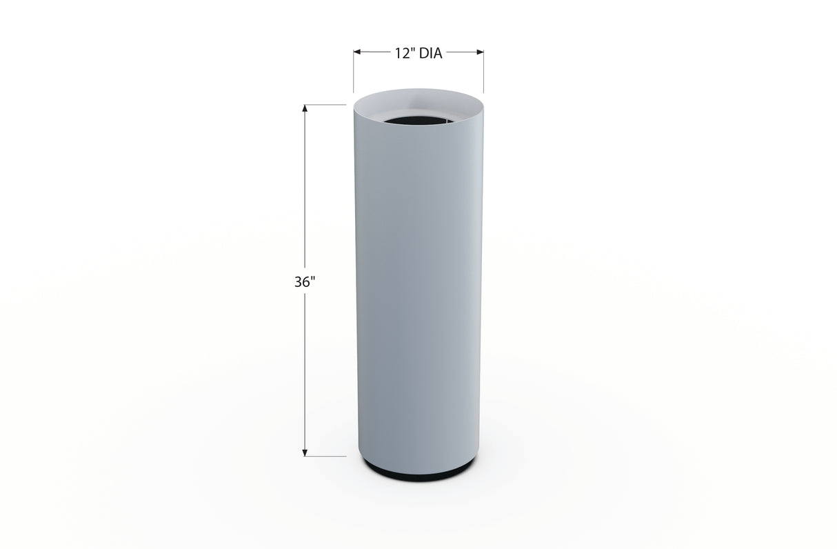 Aluminum Round Planter – 12" to 20" DIA