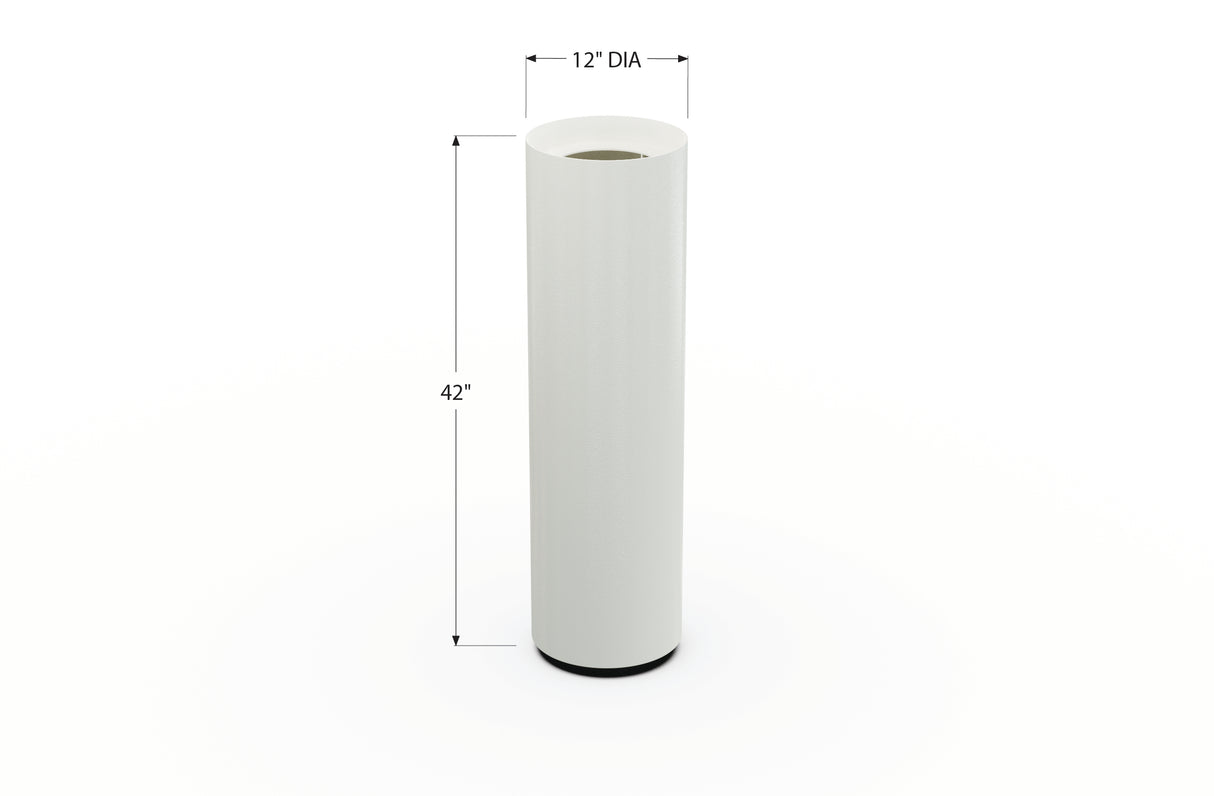 Aluminum Round Planter – 12" to 20" DIA
