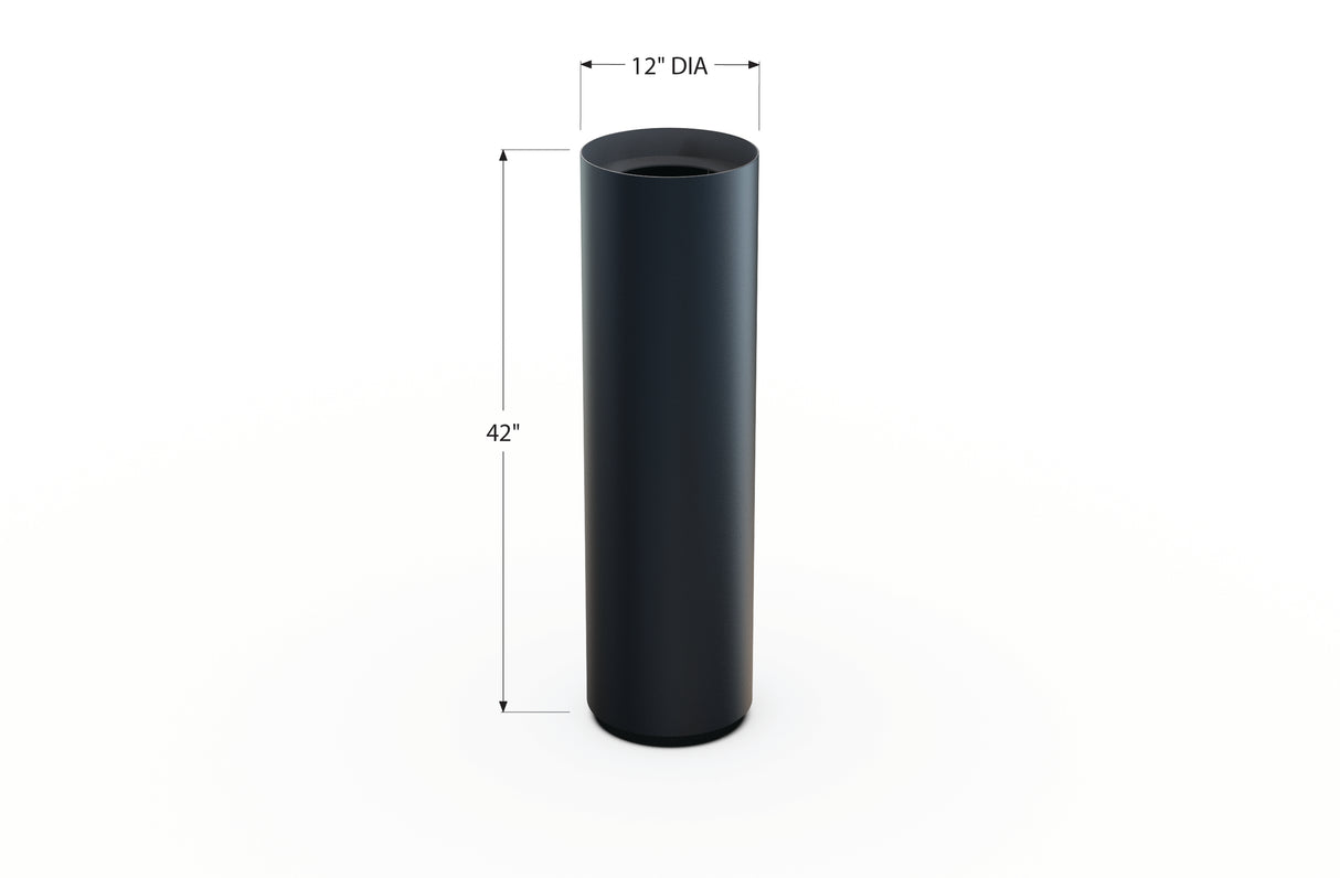 Aluminum Round Planter – 12" to 20" DIA