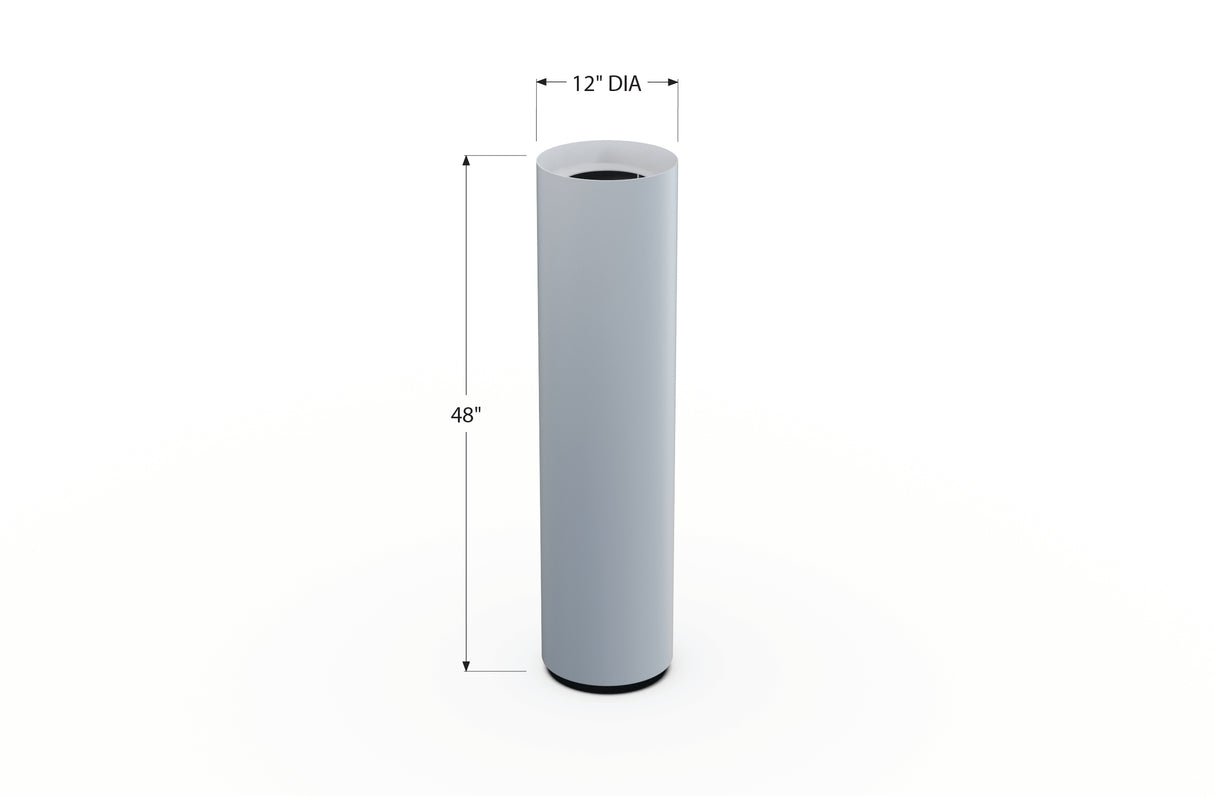 Aluminum Round Planter – 12" to 20" DIA