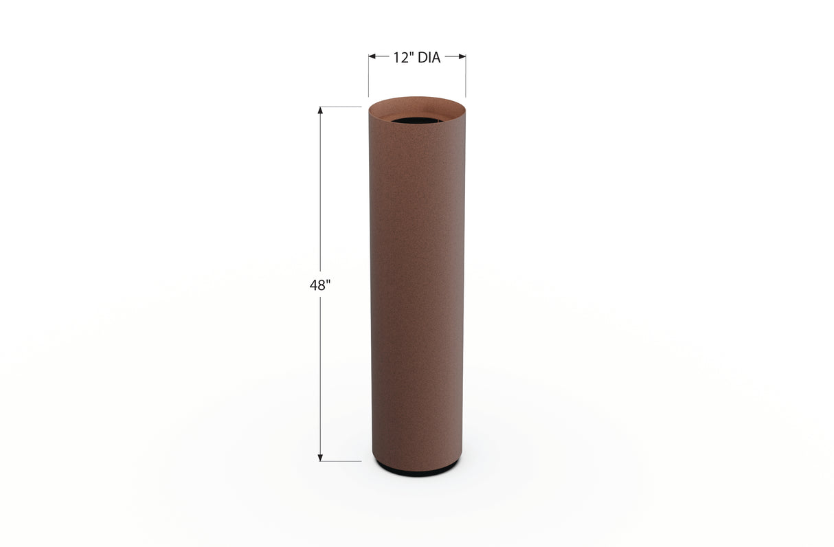 Aluminum Round Planter – 12" to 20" DIA