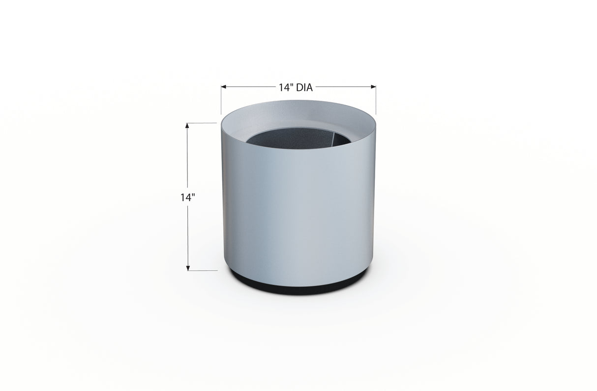 Aluminum Round Planter – 12" to 20" DIA