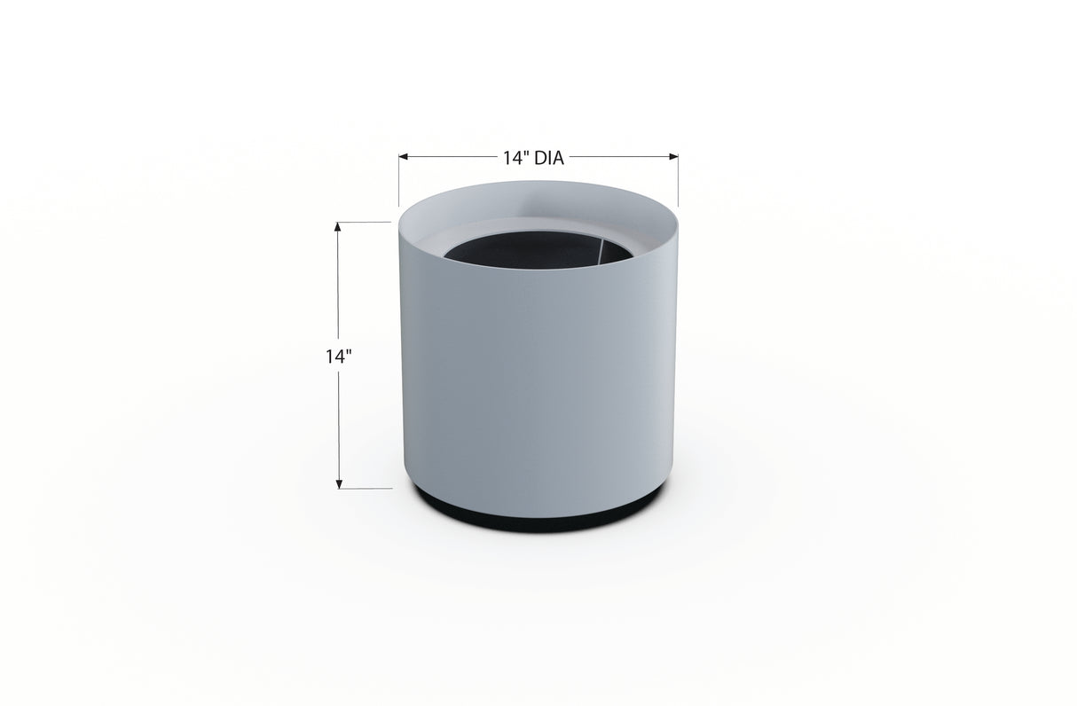 Aluminum Round Planter – 12" to 20" DIA