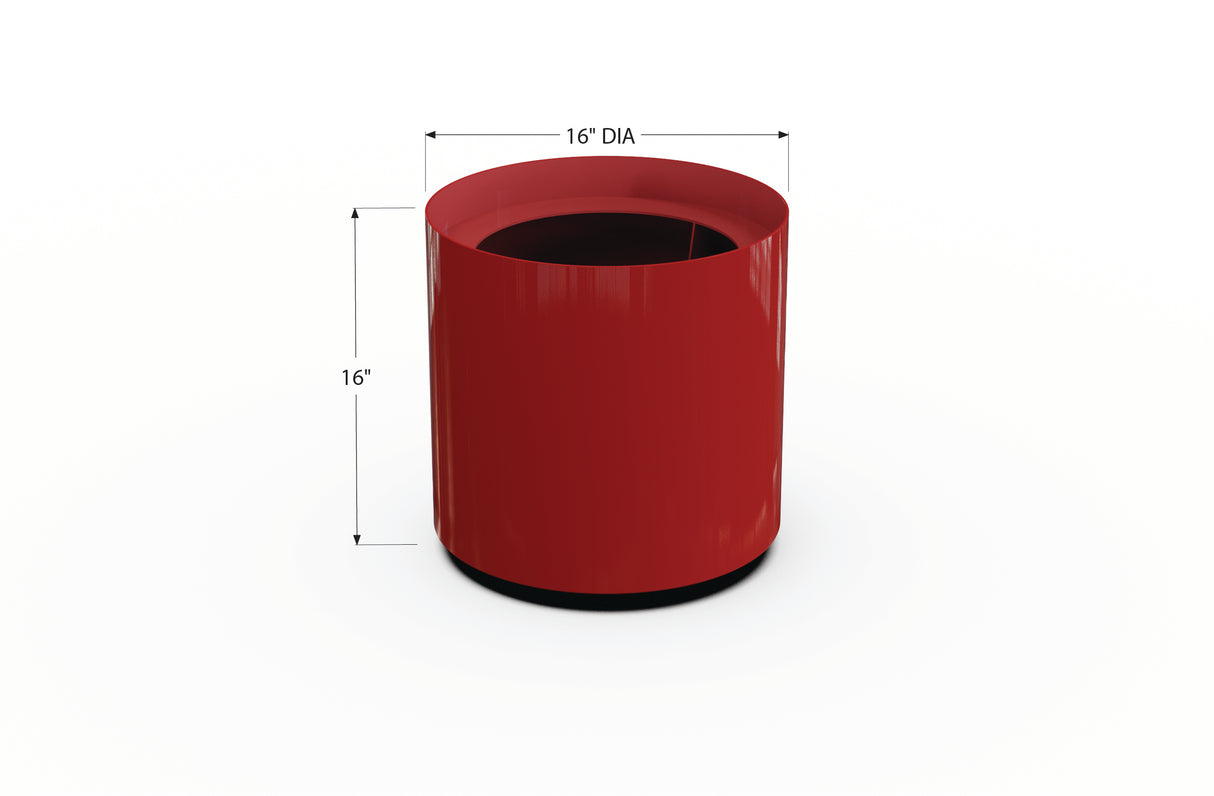 Aluminum Round Planter – 12" to 20" DIA
