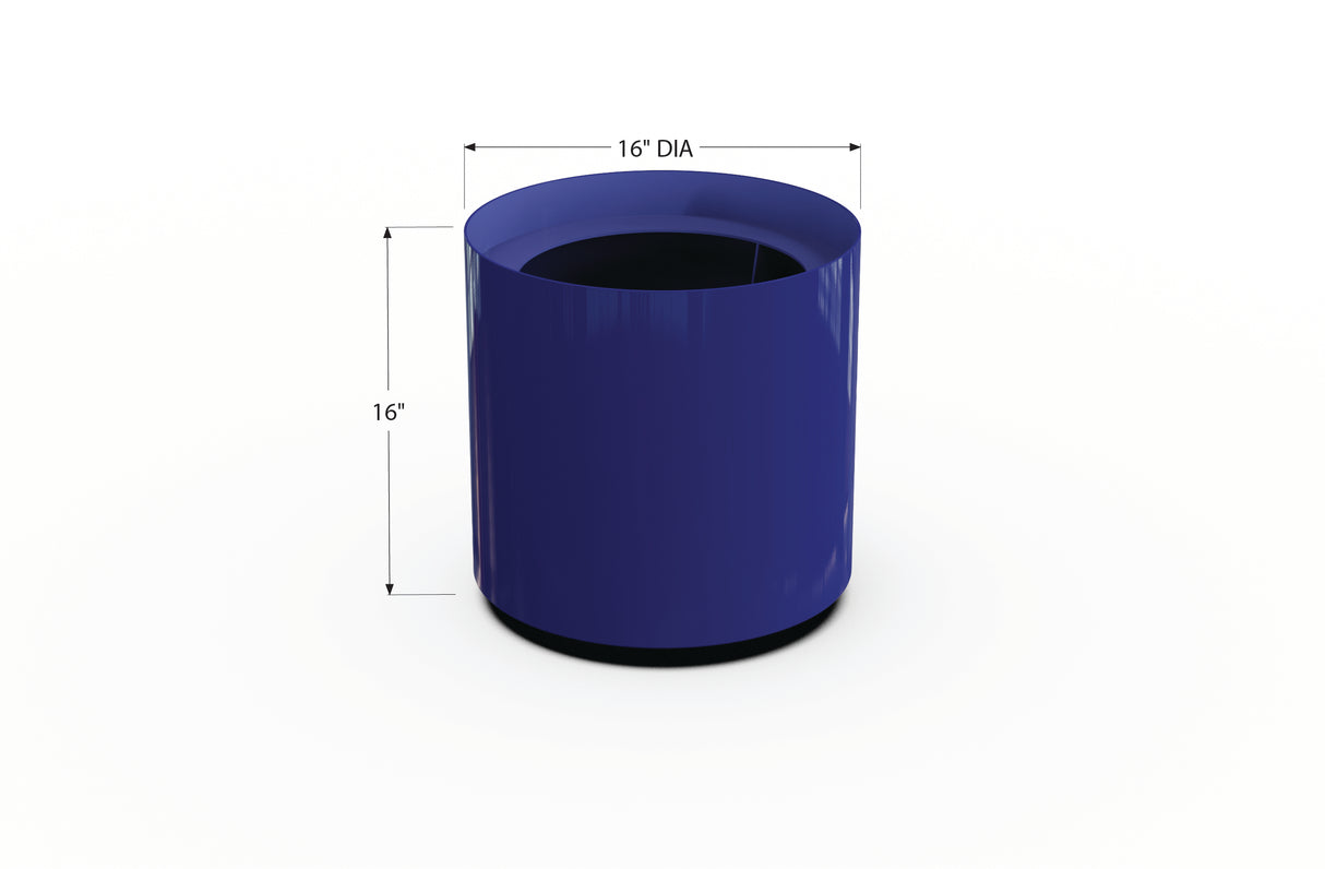 Aluminum Round Planter – 12" to 20" DIA