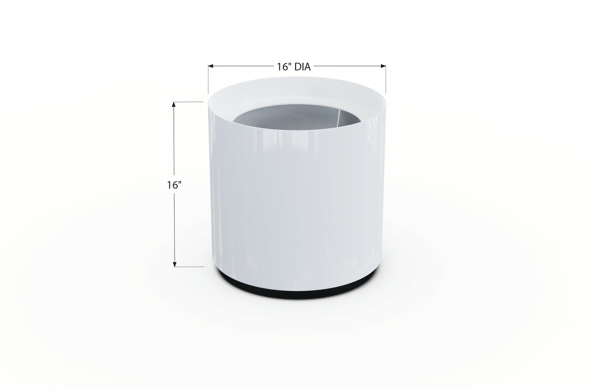 Aluminum Round Planter – 12" to 20" DIA