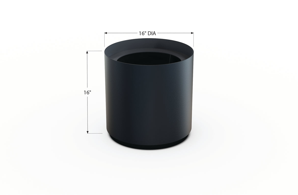 Aluminum Round Planter – 12" to 20" DIA