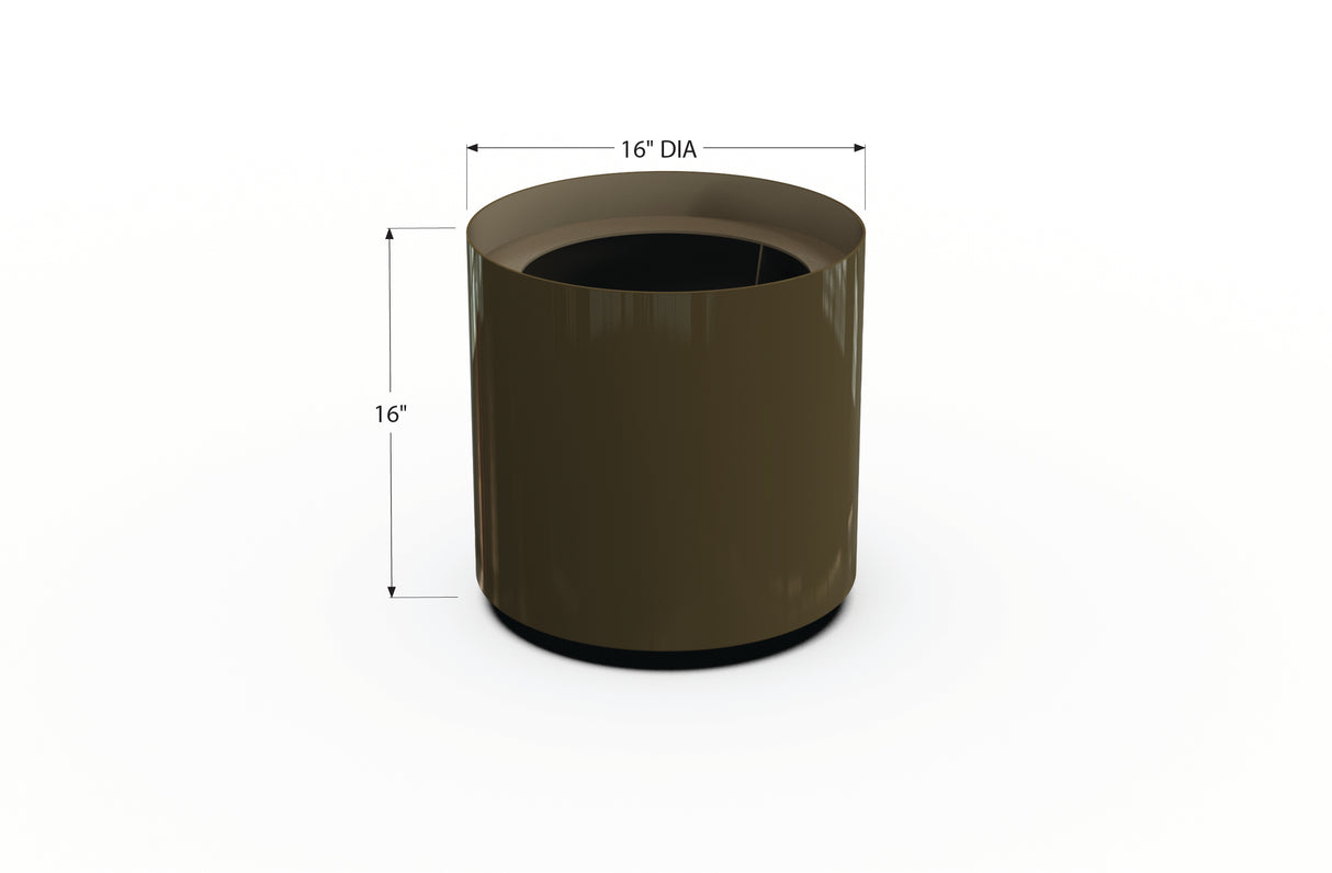 Aluminum Round Planter – 12" to 20" DIA