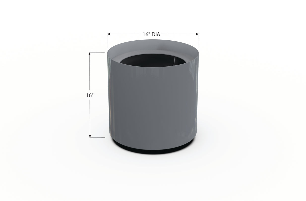 Aluminum Round Planter – 12" to 20" DIA
