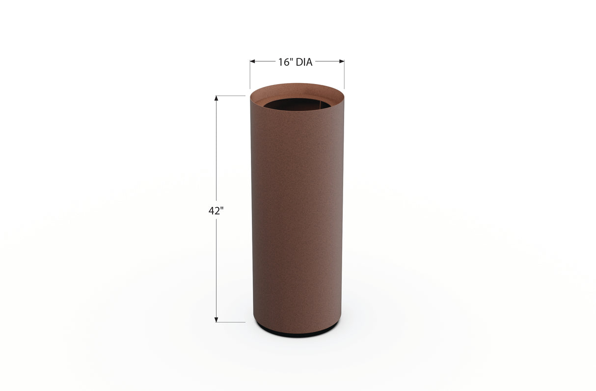 Aluminum Round Planter – 12" to 20" DIA