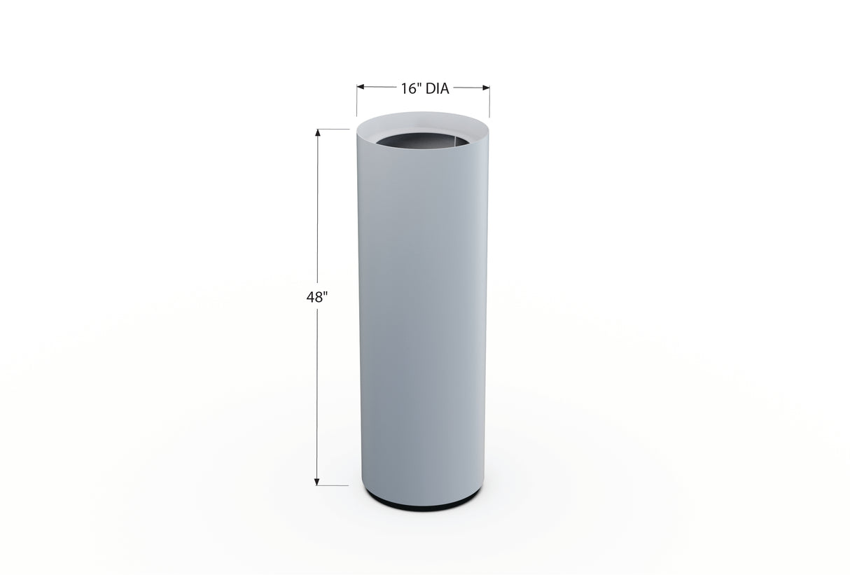 Aluminum Round Planter – 12" to 20" DIA