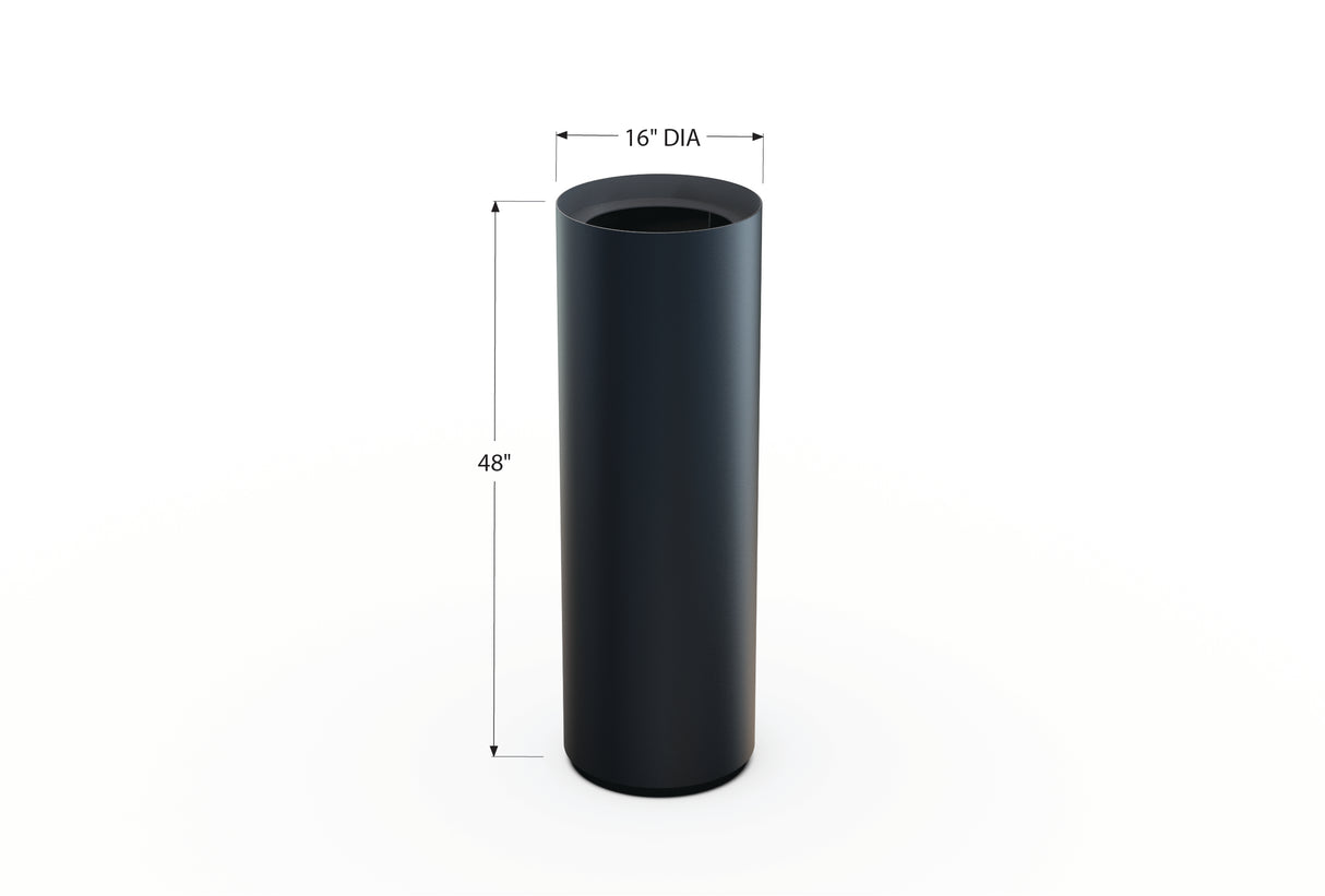 Aluminum Round Planter – 12" to 20" DIA