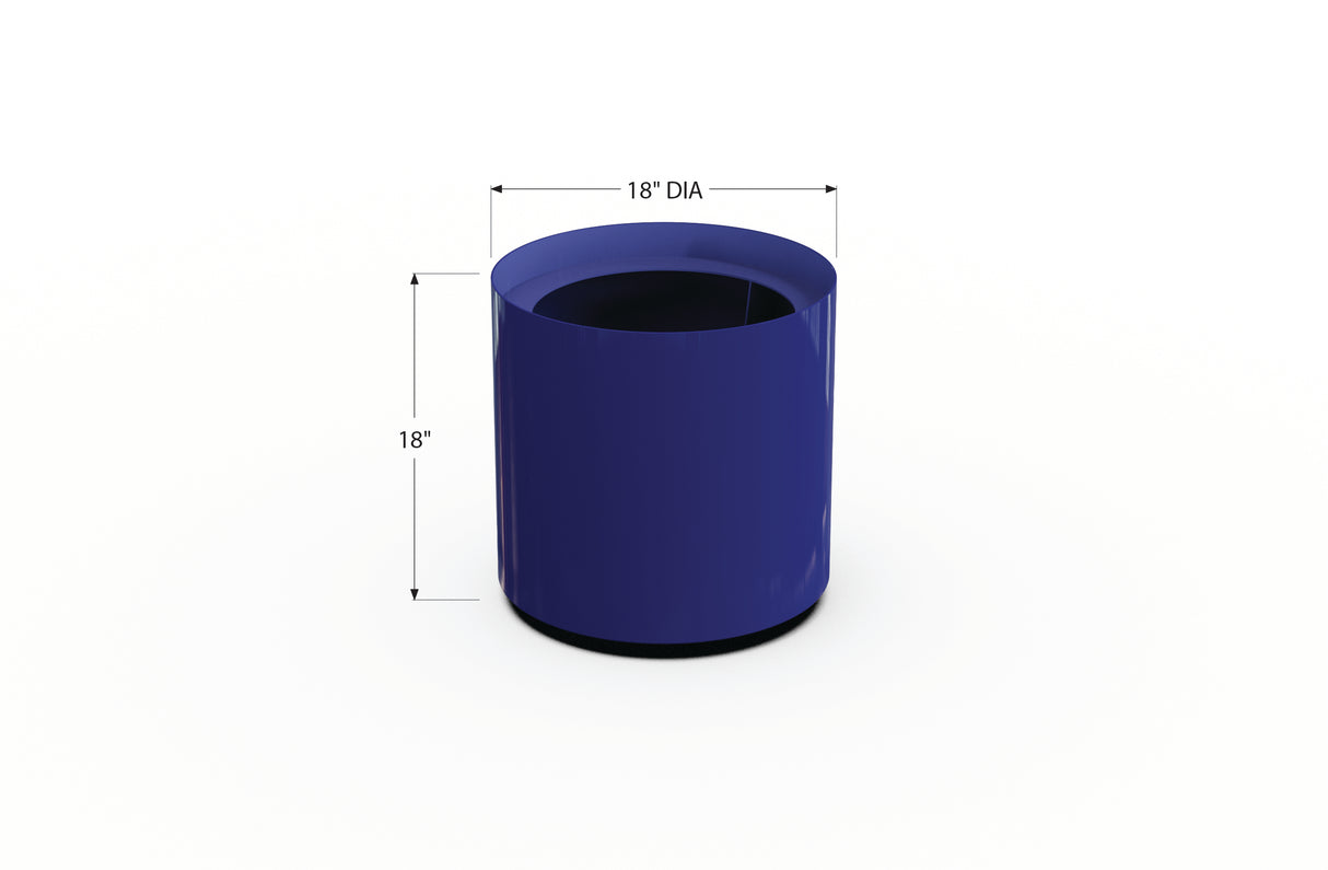 Aluminum Round Planter – 12" to 20" DIA