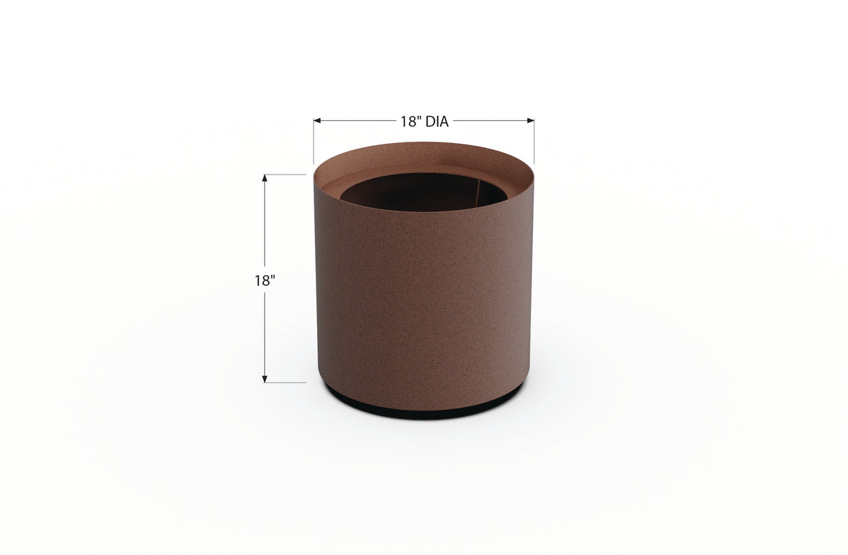 Aluminum Round Planter – 12" to 20" DIA