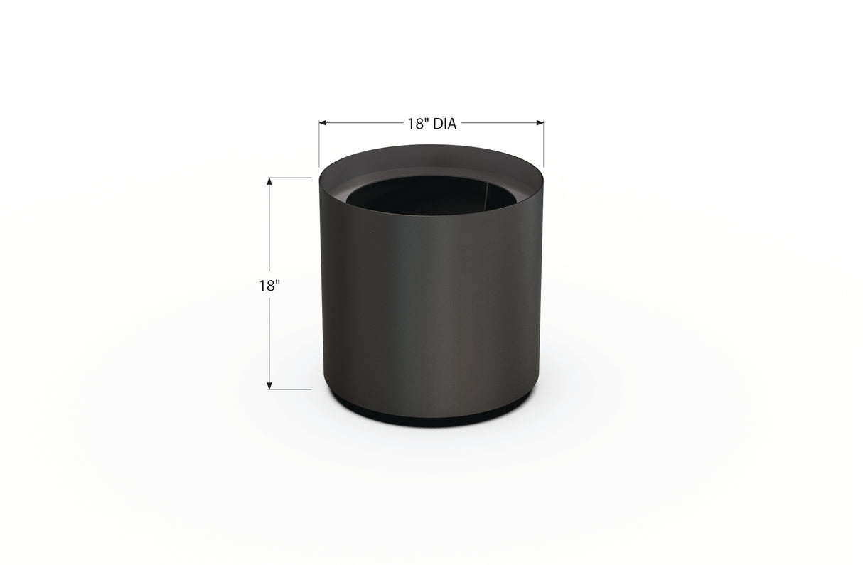 Aluminum Round Planter – 12" to 20" DIA