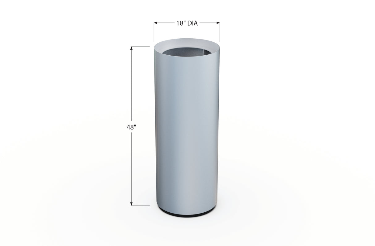 Aluminum Round Planter – 12" to 20" DIA