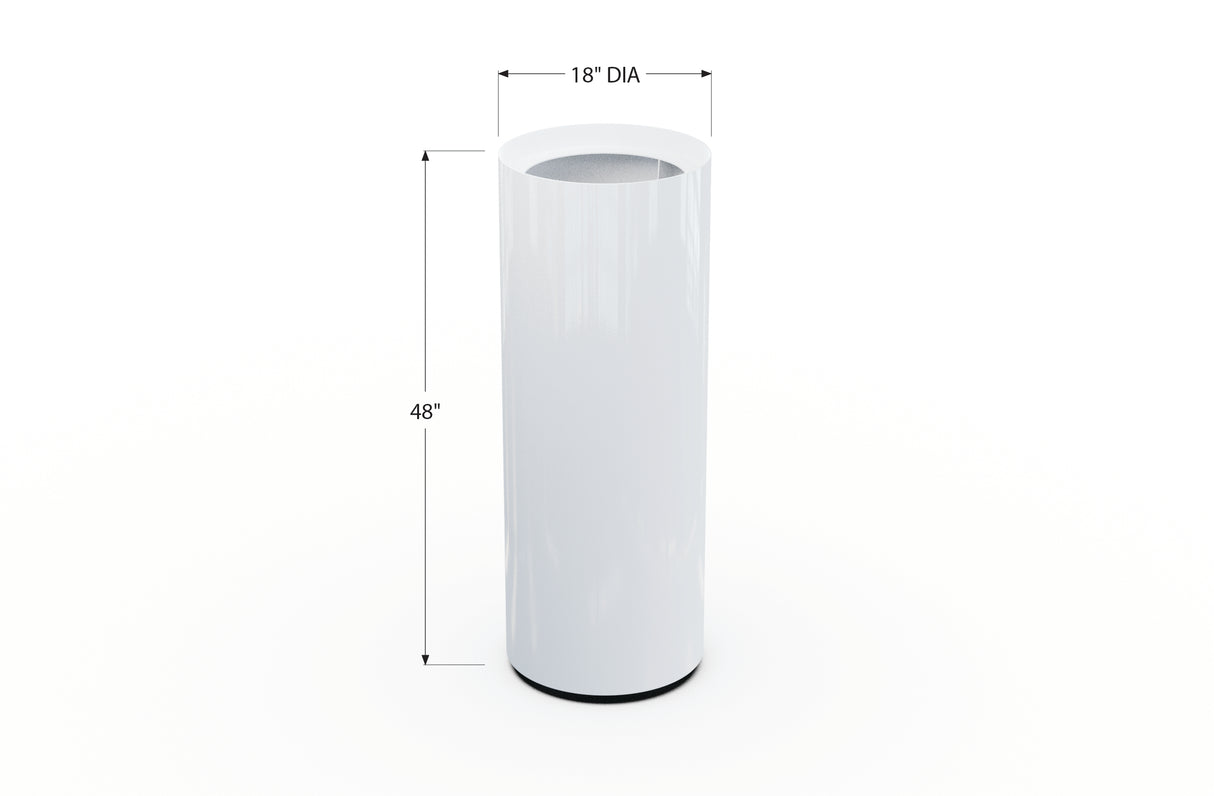 Aluminum Round Planter – 12" to 20" DIA