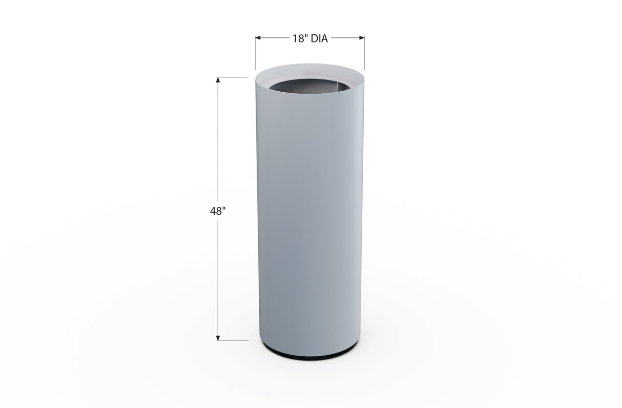 Aluminum Round Planter – 12" to 20" DIA